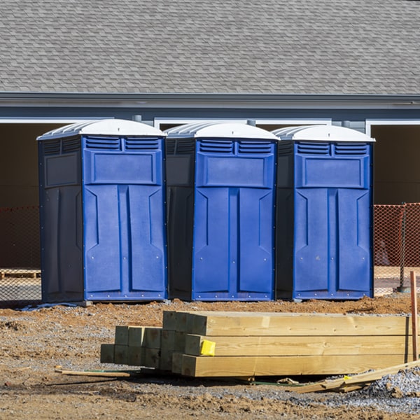 are there any restrictions on where i can place the porta potties during my rental period in Georgia VT